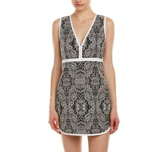 Rachel Zoe Black and White Damask Detra Mini
